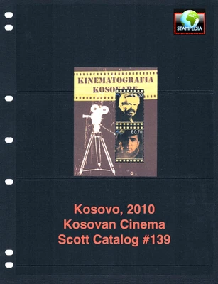 $3,25 Scott Value - 2010 KOSOVO Cine s/s Películas CV MNH NH UMM Foto 1 de 4