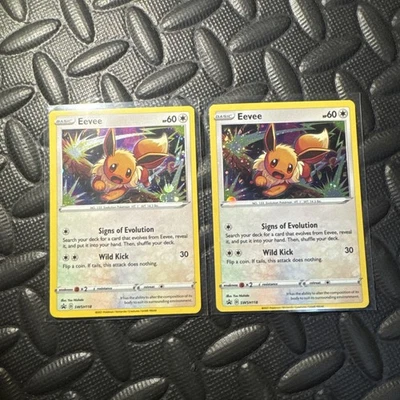 Eevee Black Star Promo Cosmo Holo SWSH118 x2 - Sword & Shield Pokémon Cards - Image 1 of 4