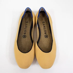 Rothy’s Flats The Square Marigold Blue Halo Edizione Limitata Scarpe Donna 8,5 - Foto 1 di 10