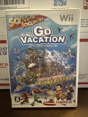 Videojuego japonés Go Vacation Nintendo Wii completo probado en caja original Foto 1 de 4