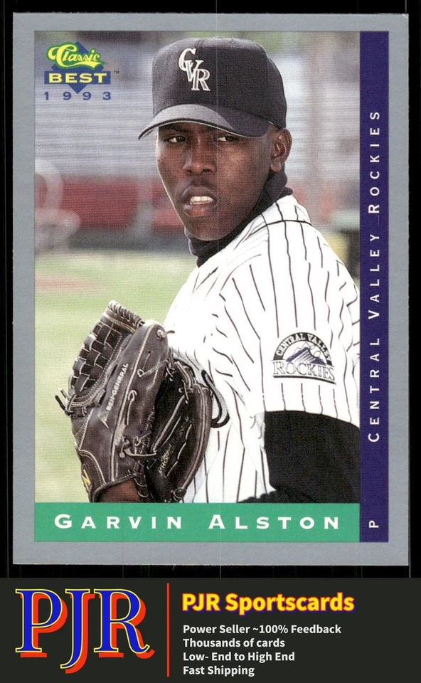 Garvin Alston 1993 Classic Best #163 Central Valley Rockies - Image 1 of 2