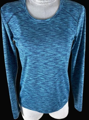 Dickies Womens Comfort Long Sleeve Underscrub Layering T-Shirt Blue XS - Image 1 of 4