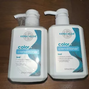 Lot Of Two Keracolor Color + Clenditioner Cleansing Conditioning 12 Oz Real - Picture 1 of 3