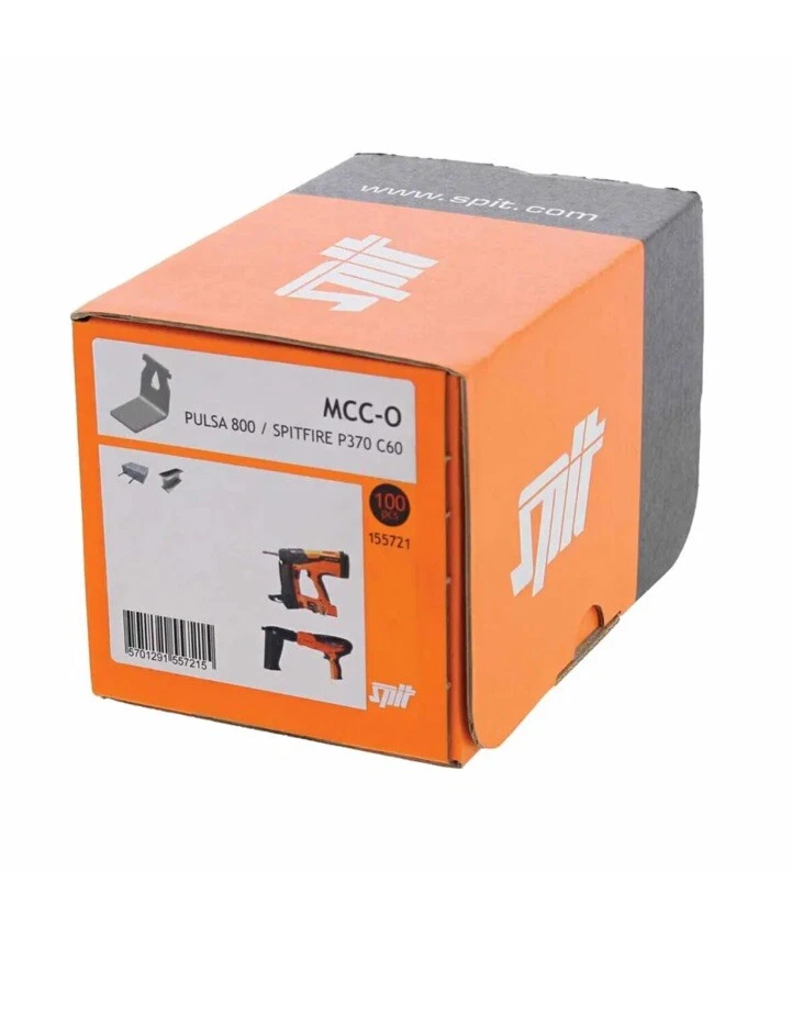 PASLODE Spit 155721 Pulsa Metal Ceiling Clip (Box of 100) Brand New