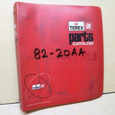 TEREX 82-20 AA Crawler TRACTOR Parts Manual book catalog list spare bulldozer - Image 1 of 4