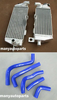 Radiator & hose Kawasaki KDX200 KDX220 KDX 200 220 1997-2006 04 05 06 2005 2004 Foto 1 de 4