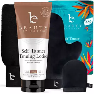 Self Tanning Bundle - Sunless Tanning Lotion Best Sellers with Self Tanning Mitt - Picture 1 of 12