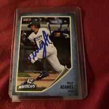 Willy Adames Auto Autographed 2014 Whitecaps Minor League Signed  Card !!!!