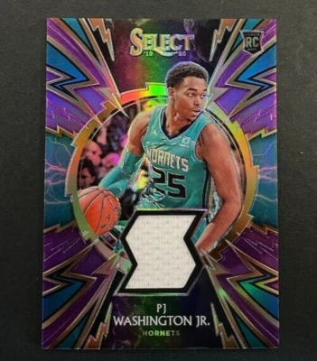 2019-20 Panini Select - PJ Washington Jr. #SP-PJW Hornets - RC Patch Purple /99 - Image 1 of 2