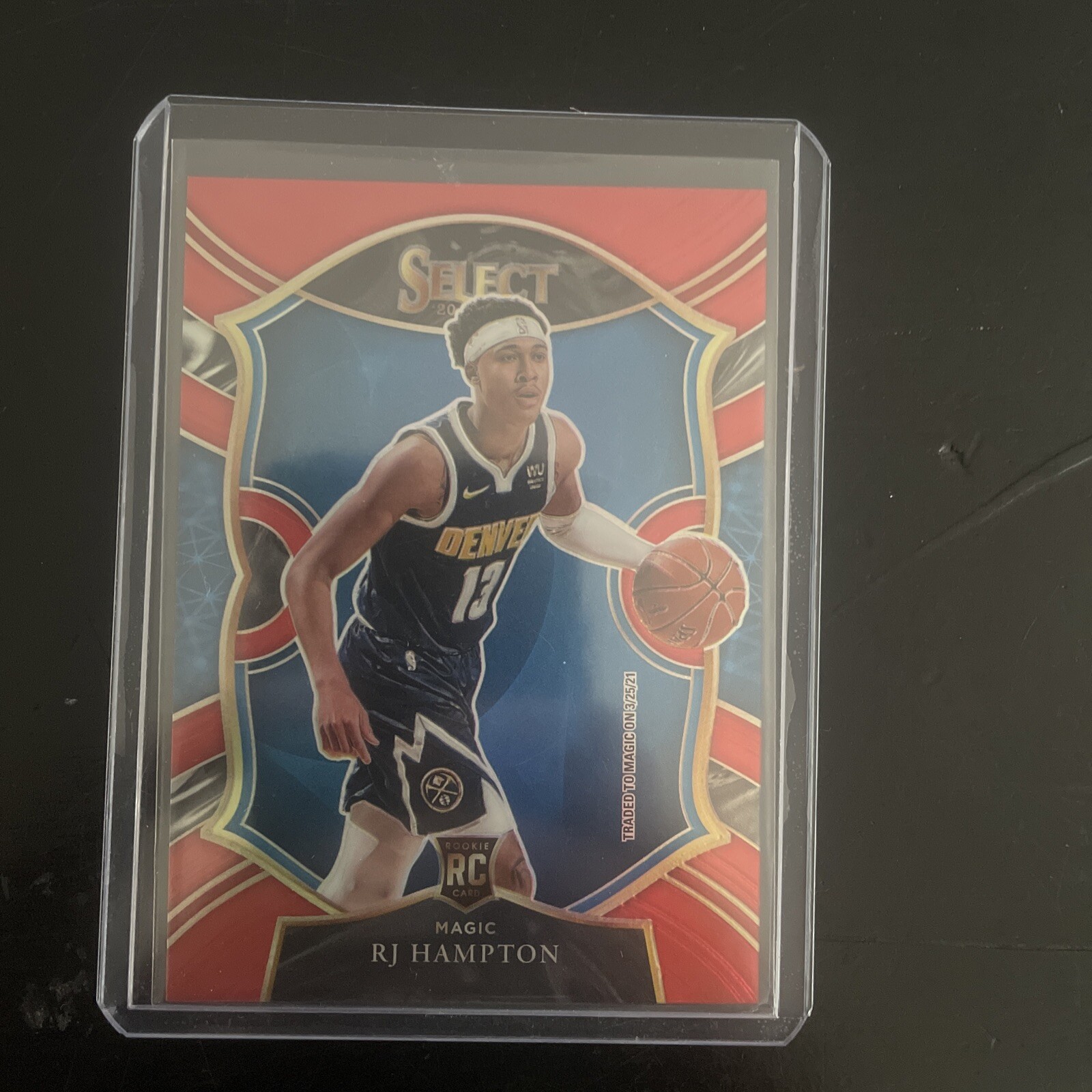 2020-21 Panini Select Concourse Red Prizm /199 RJ Hampton #84 Rookie RC