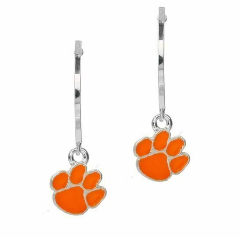 Clemson Tigers Ember Post Earrings Cover