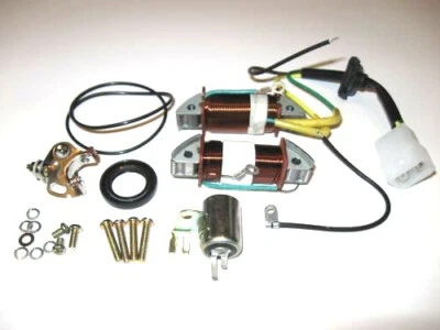 KIT DE RECONSTRUCCIÓN DE ESTATOR HONDA CT70 K0 K1 K2 K3 K4 1969'-1979' 3 HILAGROS HITACHI 6-V SOLAMENTE Foto 1 de 4