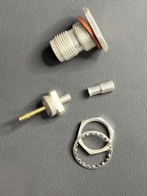 (2) AMP 331237 CONNECTOR COAX TNC BULKHEAD JACK CRIMP RG-174/U RG-316/U RG-188/U - Image 1 of 4