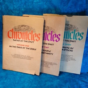 Jerusalem Chronicles News of the Past vol 1 2 3 set Judaica Jewish books history - Bild 1 von 11