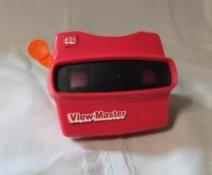 Vintage 3D View-Master rot Fototyp Dia Viewer klassisches Spielzeug keine Walzen Q - Bild 1 von 5