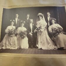 Antique Photograph X 2 Vintage Wedding Photos Sarony Perry & Dougall Melbourne