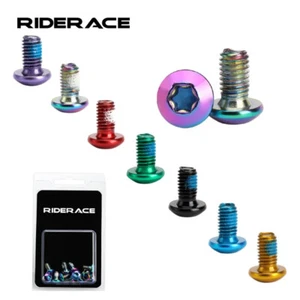 12Pcs set MTB Bike Disc Brake For Rotor Torx T25 Bolts M5X9mm Screw Nut Riderace - Picture 1 of 19