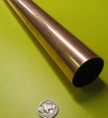 122 Copper Tube,  1 3/4" OD x 1.686" ID x .032" Wall x 6 Ft Length, 1 Unit - Image 1 of 4