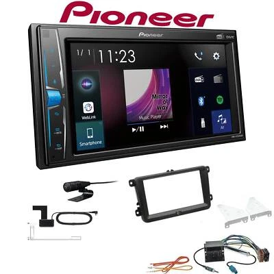 Pioneer Multimedia Autoradio Bluetooth DAB+ für Skoda Fabia II 2007-2014 black - Bild 1 von 4