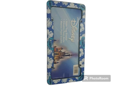 Рама для номерного знака Disney Lilo and Stitch с автоматической биркой универсальная 12,5 дюйма x 6 дюймов - Изображение 1 из 2
