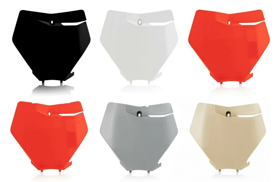 Placa de matrícula delantera Acerbis para KTM 125-250 SX/XC 2019-2022 y 250-450 SXF/XCF Foto 1 de 1