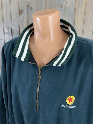 Heineken Beer  1/2  Zip US Open Tennis JANSPORT 1999 Pullover JACKET  XL Cover