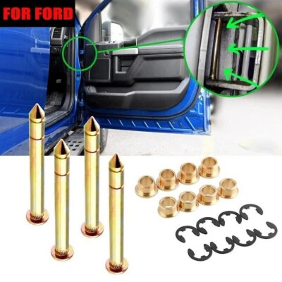 Kit de buje de pasadores de bisagra de puerta de repuesto para Ford F150 F250 serie F350 Foto 1 de 4