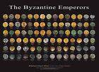 Affiche de pièces des empereurs byzantins 24x18