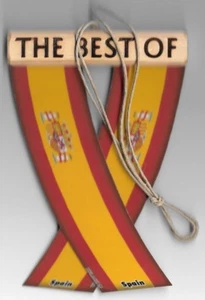 Rear view mirror car flags Spain Spanish unity flagz for inside the car - Picture 1 of 8