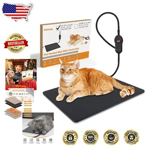 Thermostat-Controlled Heated Mat for Pets - Safe for Indoor and Outdoor Use - Picture 1 of 10