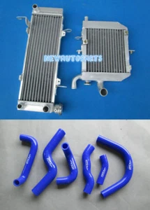 Blue L&R Alloy Aluminum Radiator + Hose For HONDA RVF400 NC35 or NC30 VFR400  - Picture 1 of 9