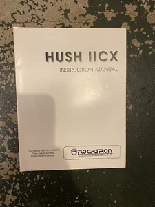 Rocktron Hush IIcx Manual - Picture 1 of 1