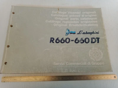 catalogo parti ricambio originale trattore Lamborghini 1988 R 660 DT R660 - Immagine 1 di 4