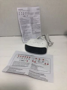 Digital AM/FM Clock Radio w/ Battery Backup Dual Alarm Sleep & Snooze Functions - Picture 1 of 7