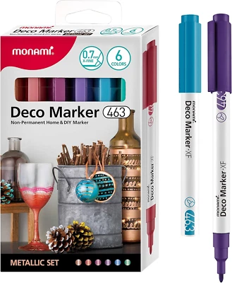 Deco Marker 463, Extra-Fine Tip (0.7Mm), Water-Based Premium Acrylic Paint Marke - Image 1 of 4