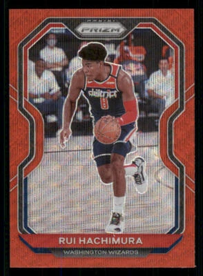 2020-21 Panini Prizm Prizms Ruby Wave #249 Rui Hachimura - Image 1 of 2