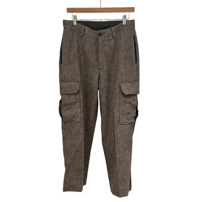 ORVIS Signature Collection Mens Tweed Cargo Pants Size 32 Wool Blend Brown - Image 1 of 4