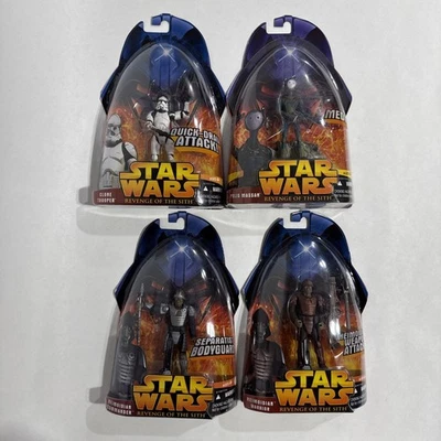 3.75 Star Wars ROTS - Clone Trooper Polis Massan Neimoidian Commander - LOTE de 4 - Imagem 1 de 2