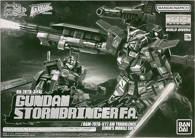 Bandai MG 1/100 Gundam Stormbringer F.A./GM Turbulence Build Divers Model Kit - Image 1 of 4