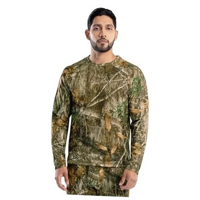  Mens Heavyweight Fleece Thermal Underwear Top X-Large Realtree Edge Camo - Image 1 of 4