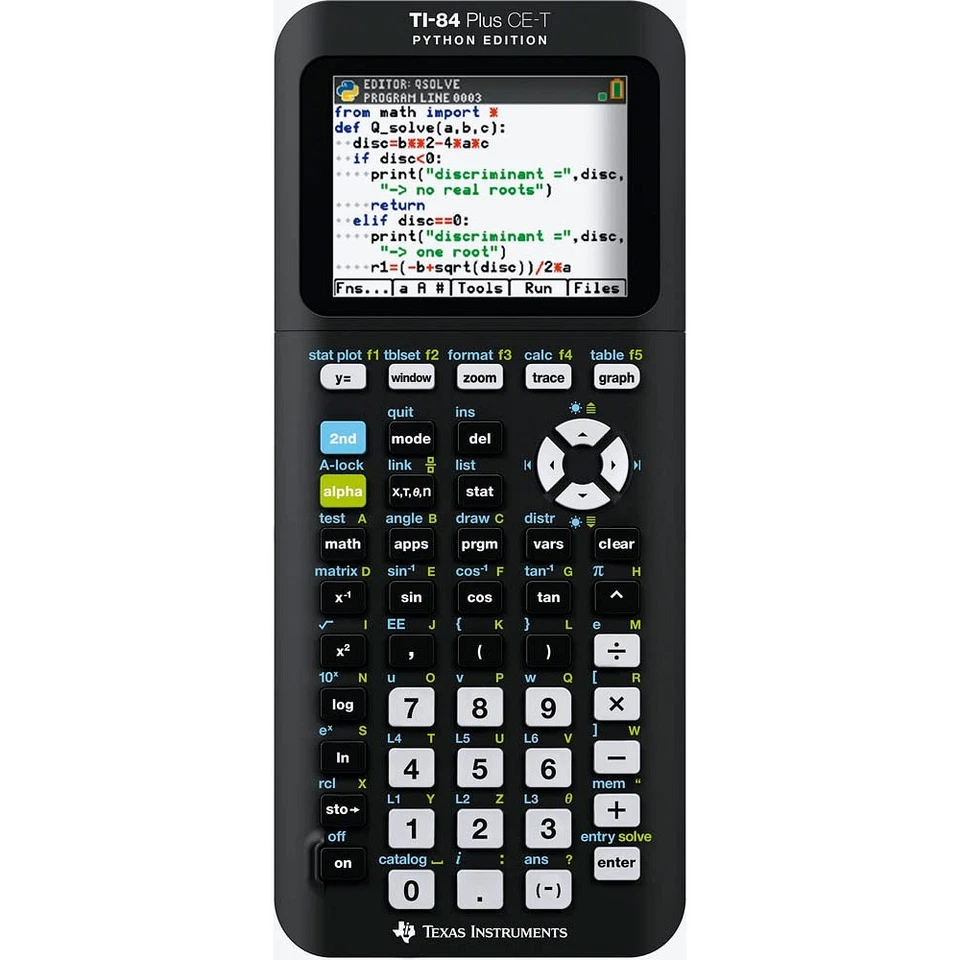 Texas Instruments Ti-84 Ce-t Python