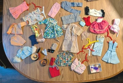 Huge Lot Of Vintage Barbie Dolls Clothes, Accessories  1960’s - Image 1 of 4