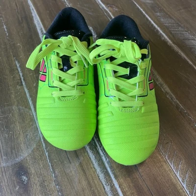 Vizari Cleats Youth Size 1.5 Soccer Neon Green Pink - Image 1 of 4