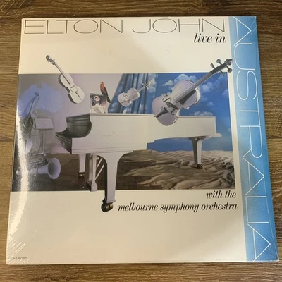 EltonJohn Live In Australia Melbourne Symphony Orchestra Sealed 1987 Vinyl CRC - Image 1 of 4
