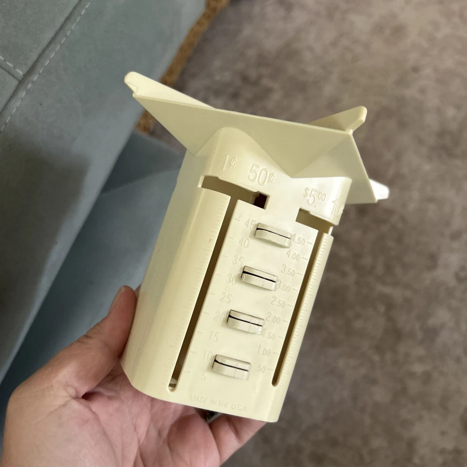 Classificador de moedas MMF Industries feito nos EUA - Imagem 1 de 4