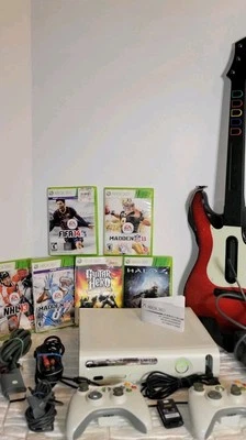 Microsoft Xbox 360 CONSOLES AND GAMES - White- Read description ! - Image 1 of 4