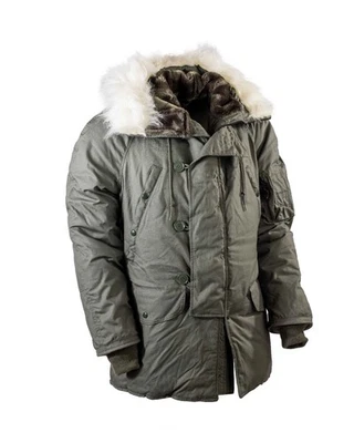 US Army Airforce Winterjacke Parka N-3B Extrem Cold Weather Jacke Made USA - Bild 1 von 2