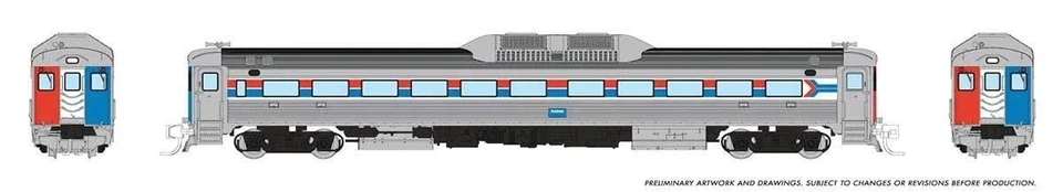 Rapido 516501 N Budd RDC-1 Phase 1 - Sound and DCC Amtrak (Phase II, silver, red - Image 1 of 1