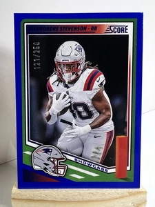 2025 Panini Score Football RHAMONDRE STEVENSON #211 Blue foil 47/185 - Picture 1 of 4