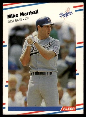 1988 Fleer #522 Mike Marshall - Image 1 of 2